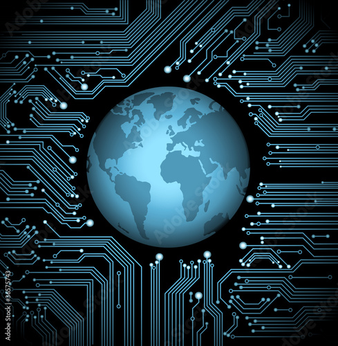 circuit  board  globe