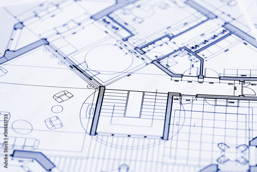 Blueprints - professional architectural drawings