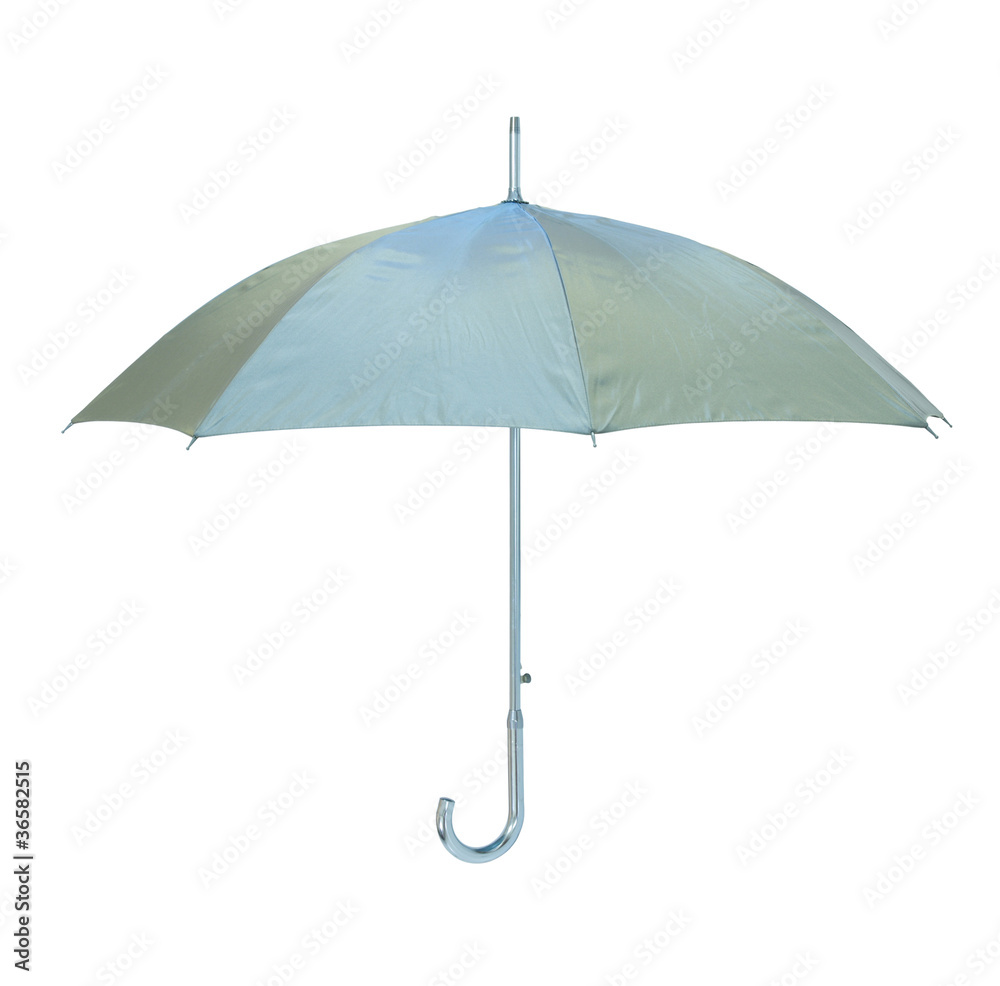Classic umbrella isolated over white background