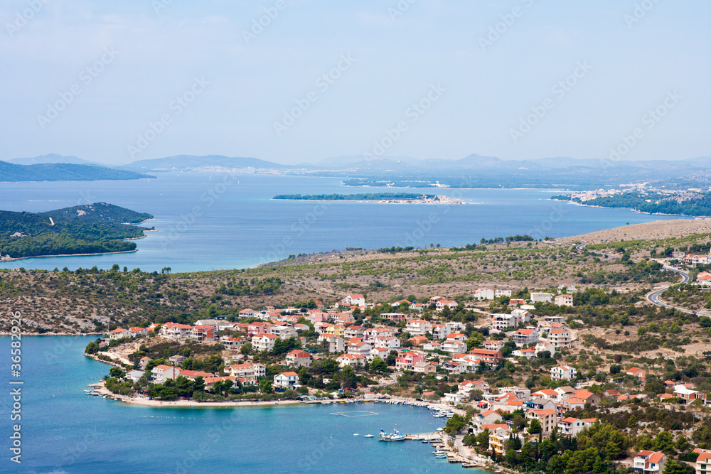 Coastline of Dalmatia - Sibenik area