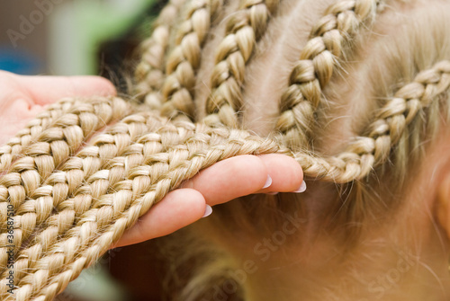 Konstfotografi French braids