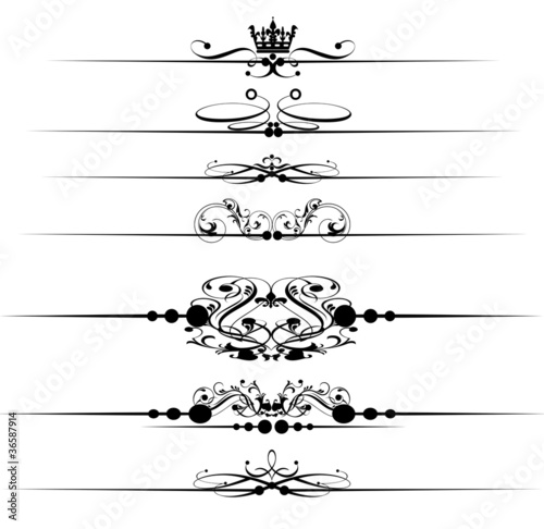 Wallpaper Mural Ornamental Rule lines Torontodigital.ca