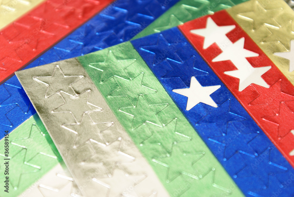 Obraz premium Teachers Sticker Stars