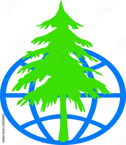 Baum, tree, Erde, Erdball, Symbol