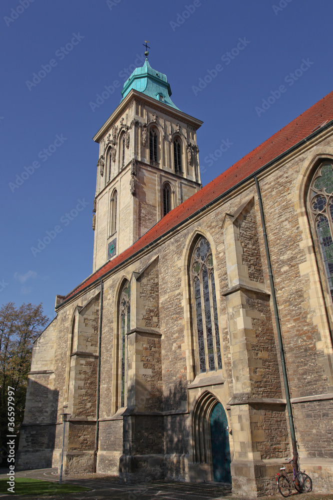 Obraz premium die St. Martini Kirche in Münster
