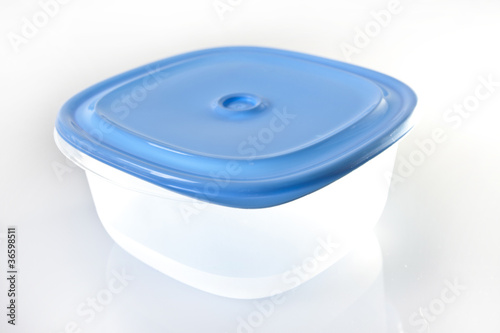 Empty Plastic Food Container