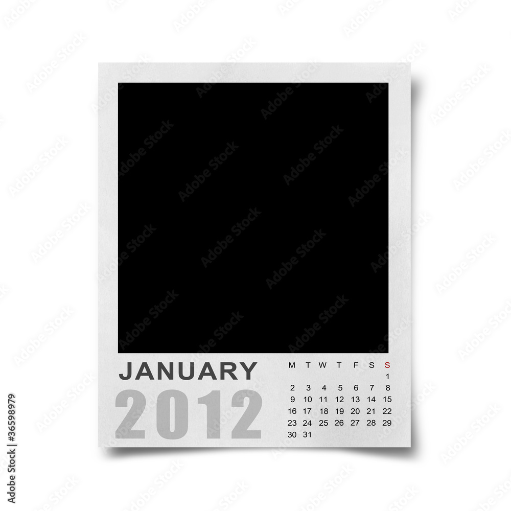 Calendar 2012 on blank photo Background Calendar 2012 on blank photo Background
