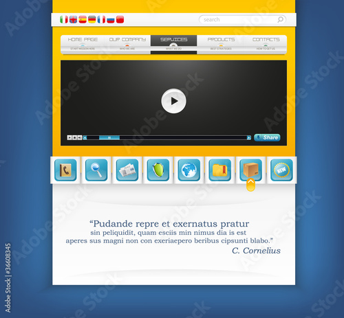 Template Web_blu e Arancio