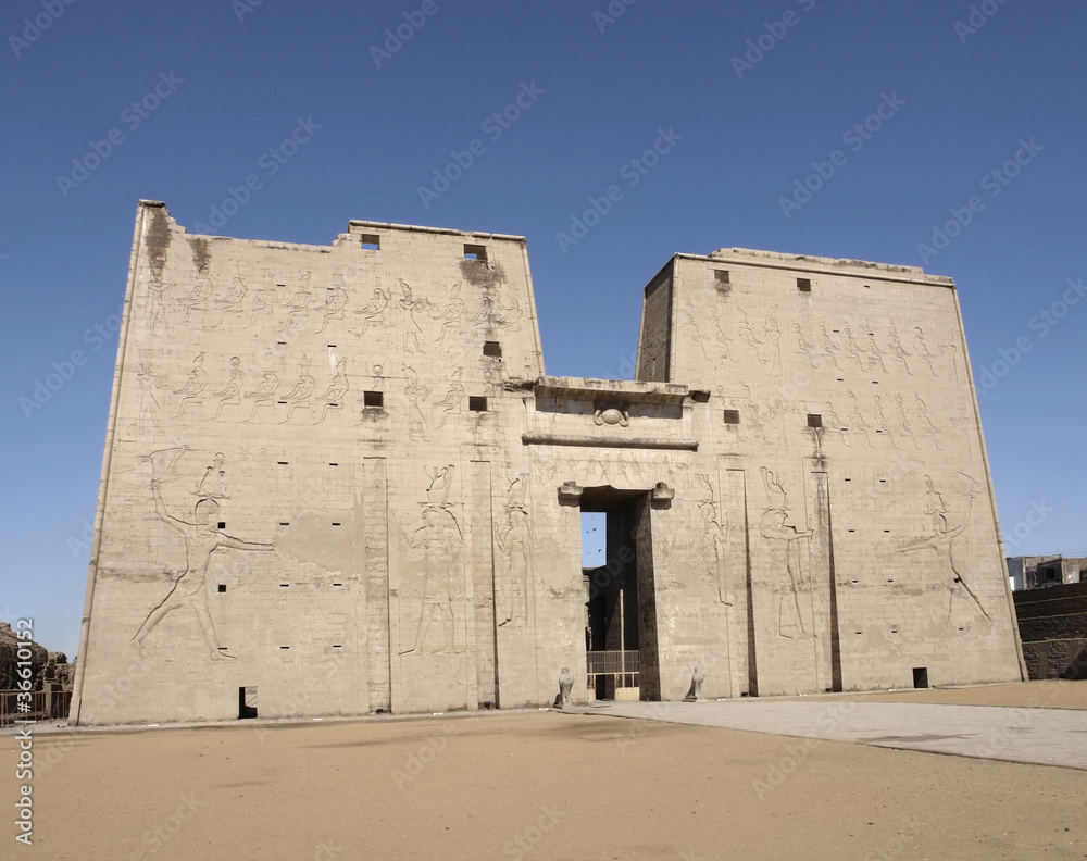 Temple of Edfu in Egypt Temple of Edfu in Egypt