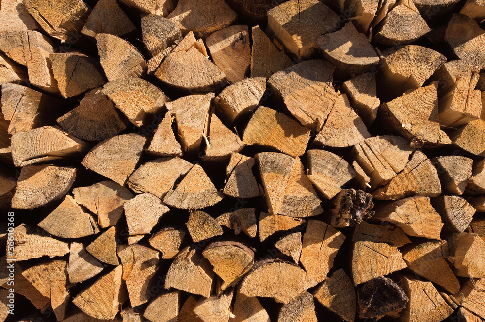 Stack of fire wood Stack of fire wood