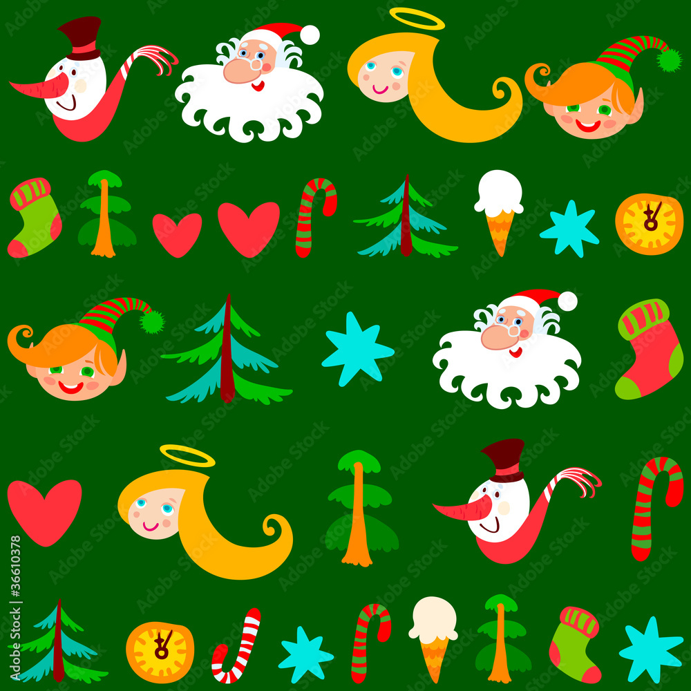 Christmas background, vector