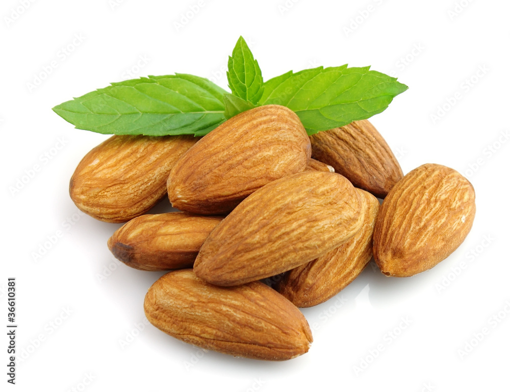 Almonds with mint Almonds with mint