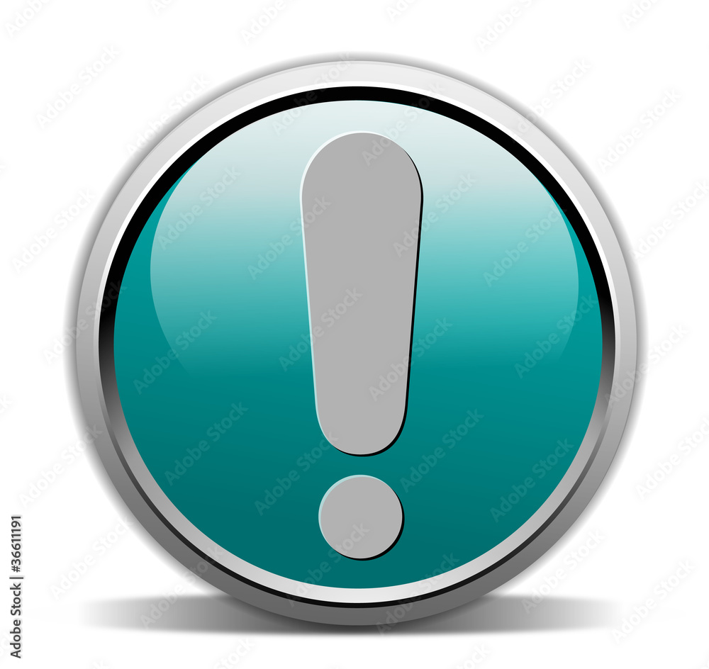 Exclamation Point, turquoise Exclamation Point, turquoise