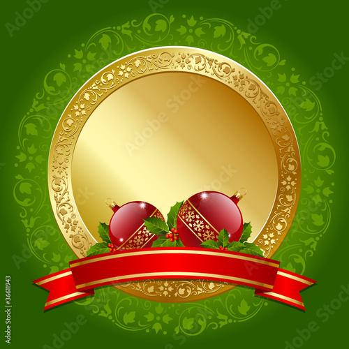 Christmas plaque