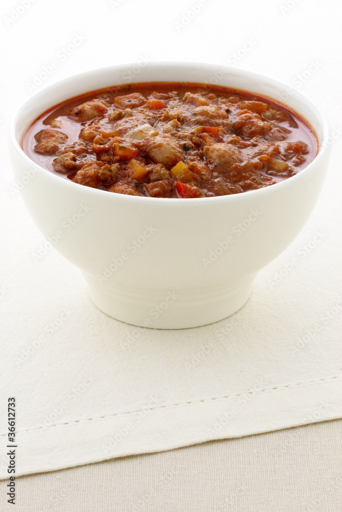 Gourmet chili beans with extra lean beef Gourmet chili beans with extra lean beef
