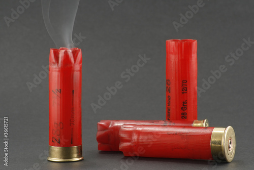 Canvas Print smoking  cartridge