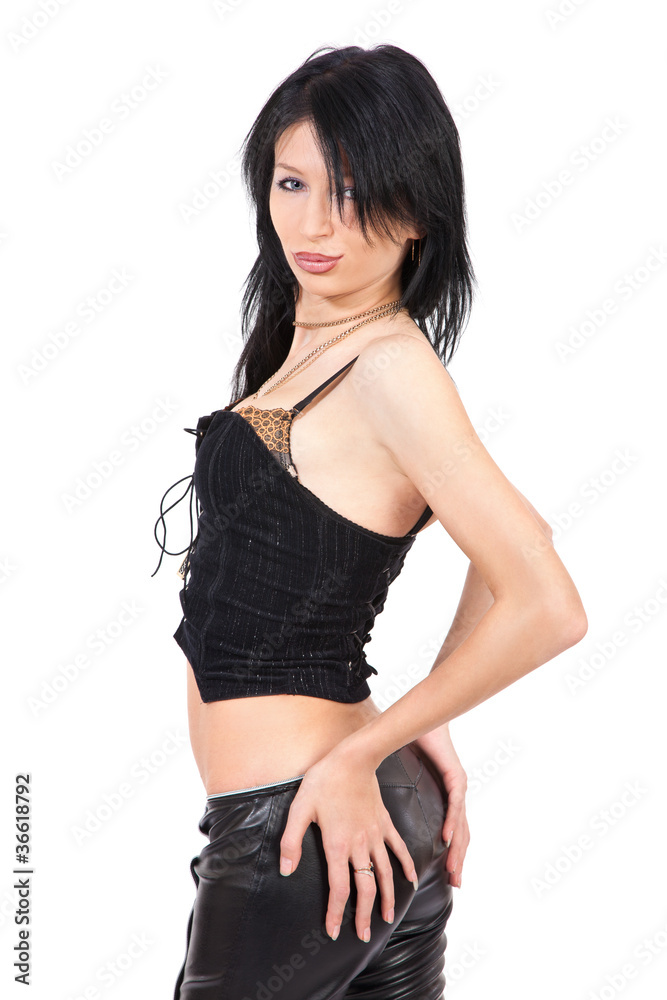 Beautiful woman wears sexy clothes Beautiful woman wears sexy clothes