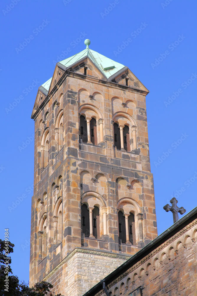 ein Kirchturm der St. Ludgeri Kirche, Münster