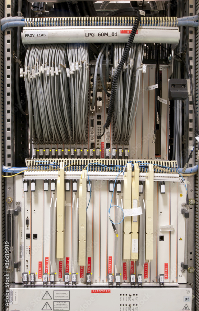 Obraz premium Telecommunications network server