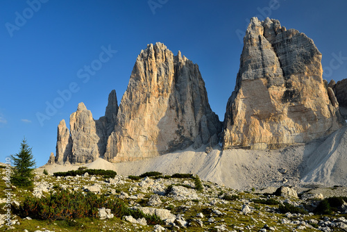 Tre Cime di Lavaredo, Sexten Dolomites in Italy