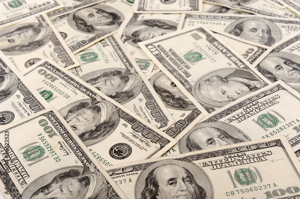 Dollars background Dollars background