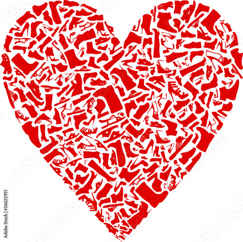 heart of the shoe