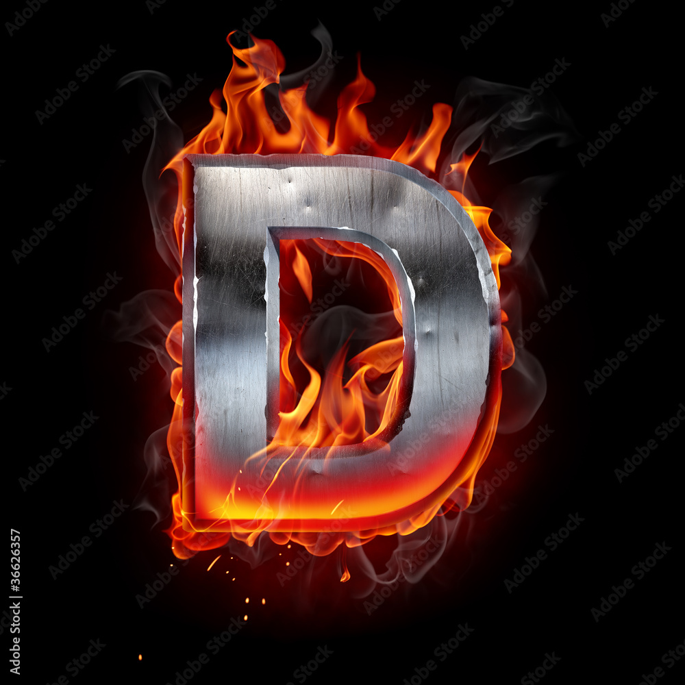 Hot metal letter Stock Illustration Adobe Stock
