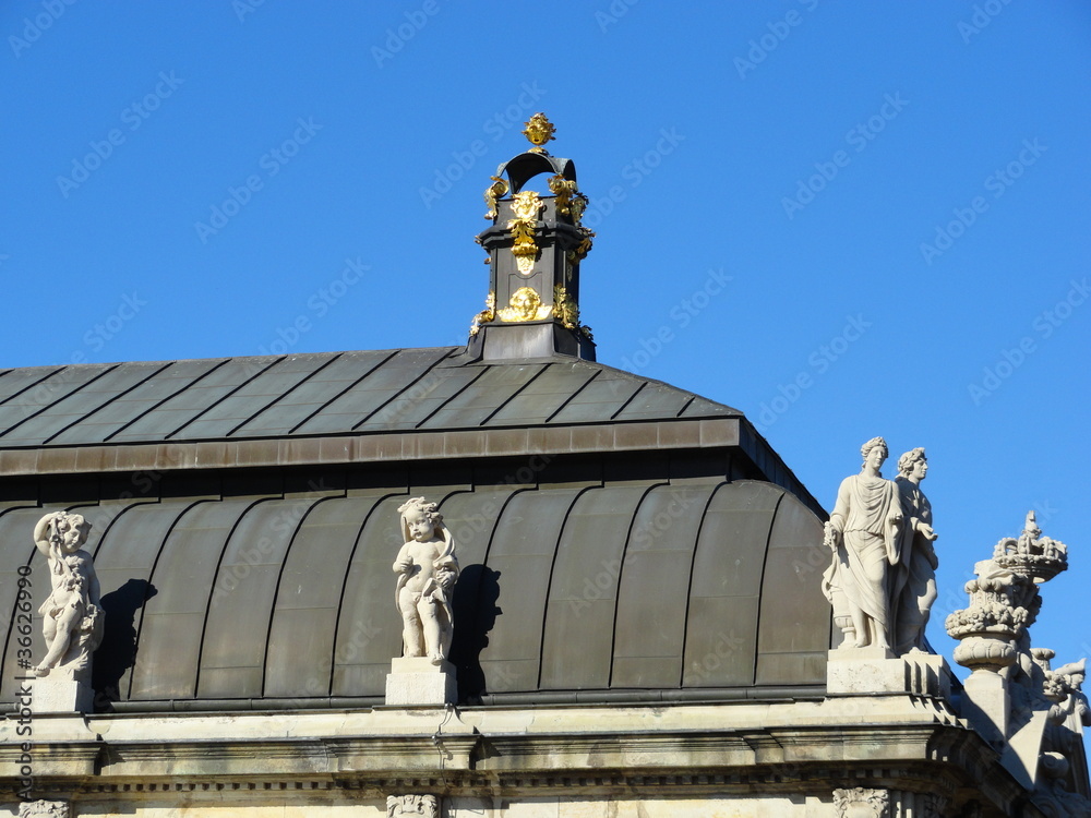 Obraz premium plastischer Schmuck am Zwinger Dresden
