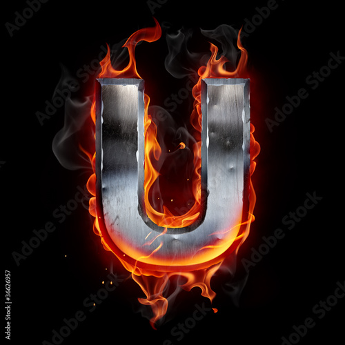 Hot metal letter
