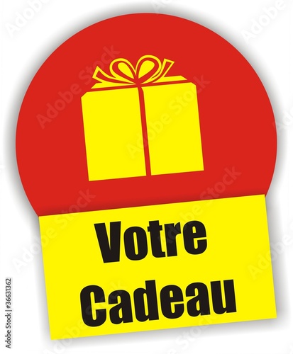 étiquette votre cadeau