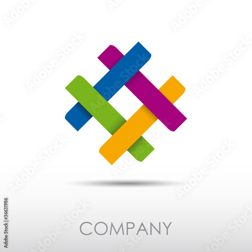 Logo Synergy. Teamwork # Vector
