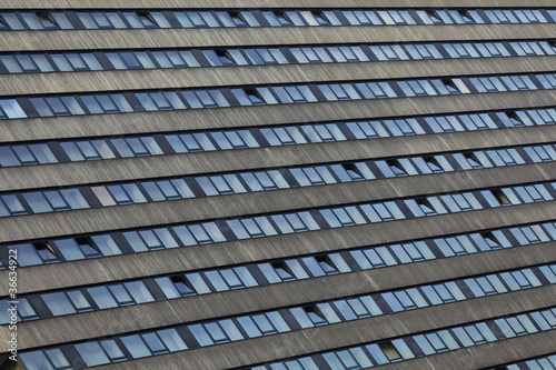Hochhausfassade in Frankfurt am Main