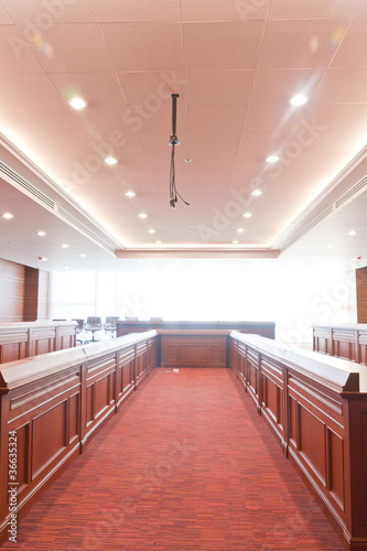 Empty meeting room