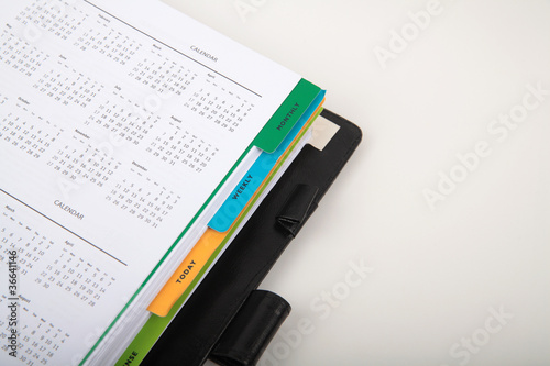 Closeup of Day Planner