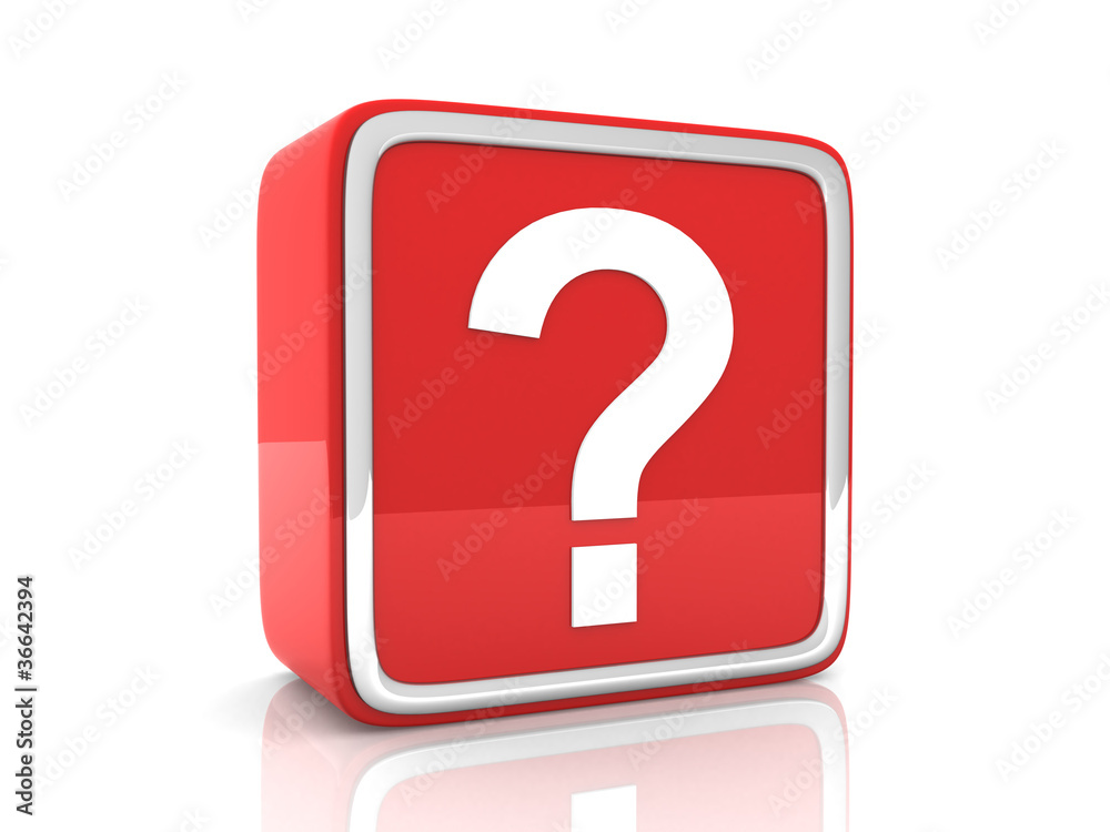 Question button. Question button.