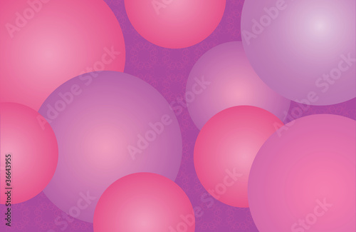 Background with balloons © evgen1979