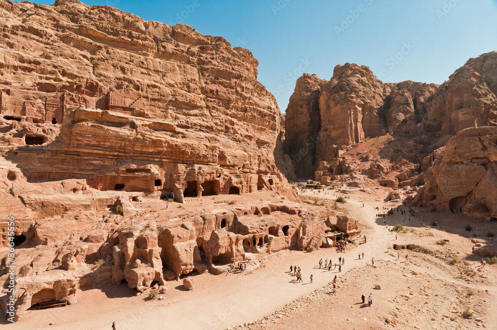 Ancient Petra city in jordan