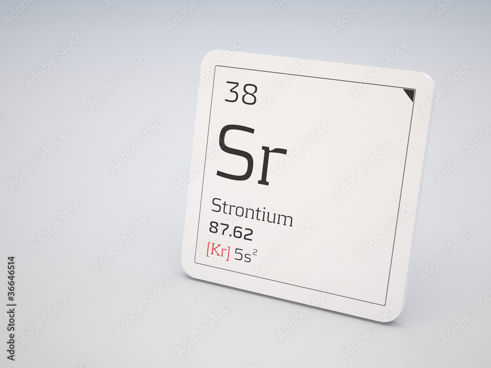 Strontium - element of the periodic table Strontium - element of the periodic table