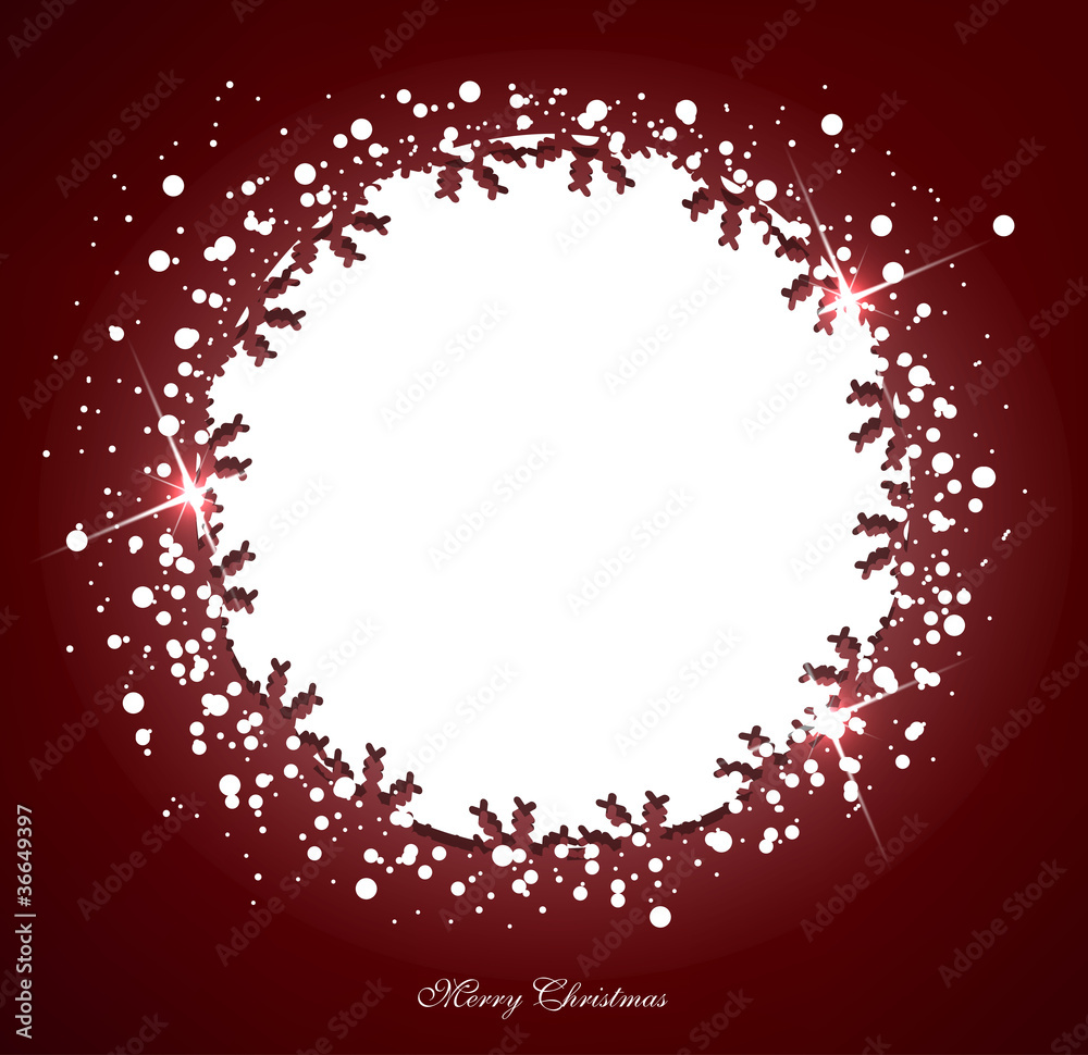 Winter background with snowflakes for your text or image1
