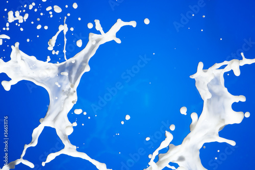Splashing milk © Yaroslav Pavlov