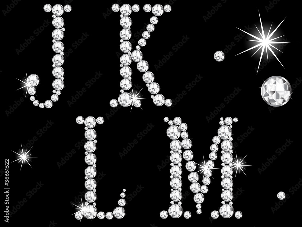 Diamond letters Diamond letters