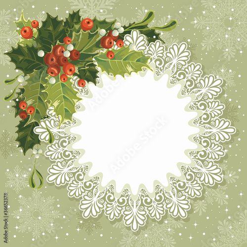 Vintage Christmas card