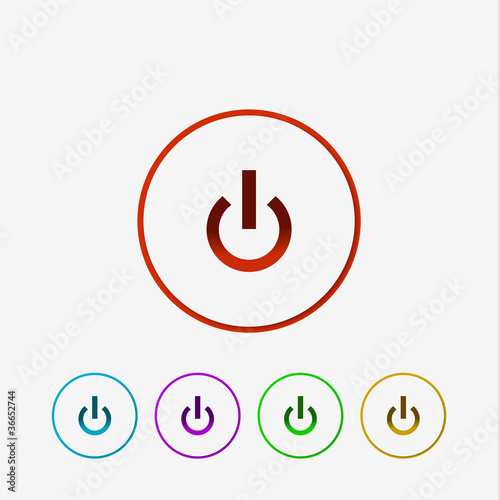 Vector power button
