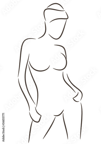 Silhouette of a woman
