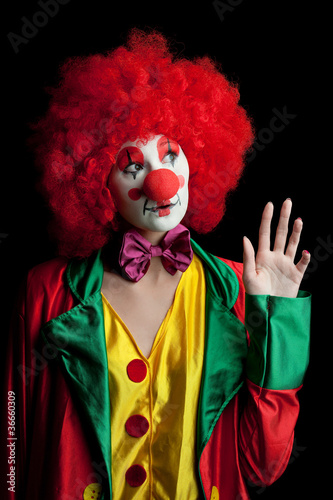 Fototapeta Naklejka Na Ścianę i Meble -  colorful clown