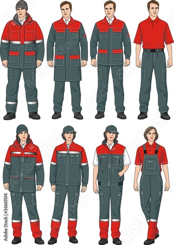 The clothes complete set
