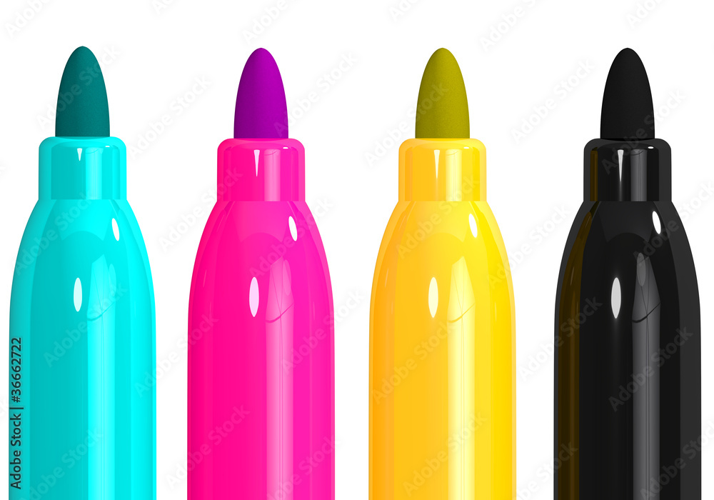 CMYK Filzstifte 3 CMYK Filzstifte 3