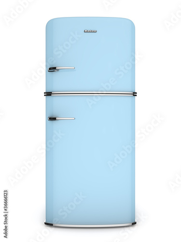 retro refrigerator.Front view