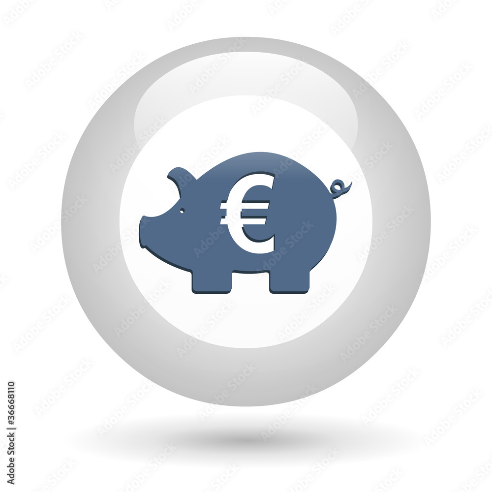Icône cochon tirelire Icône cochon tirelire