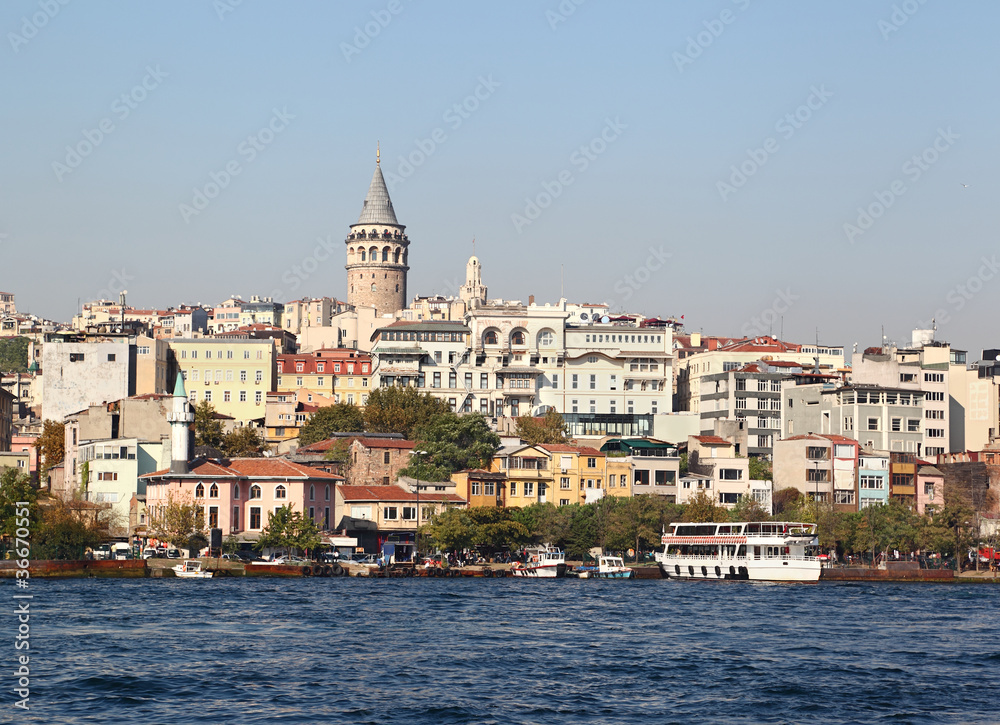 The Galata Tower in Istanbul